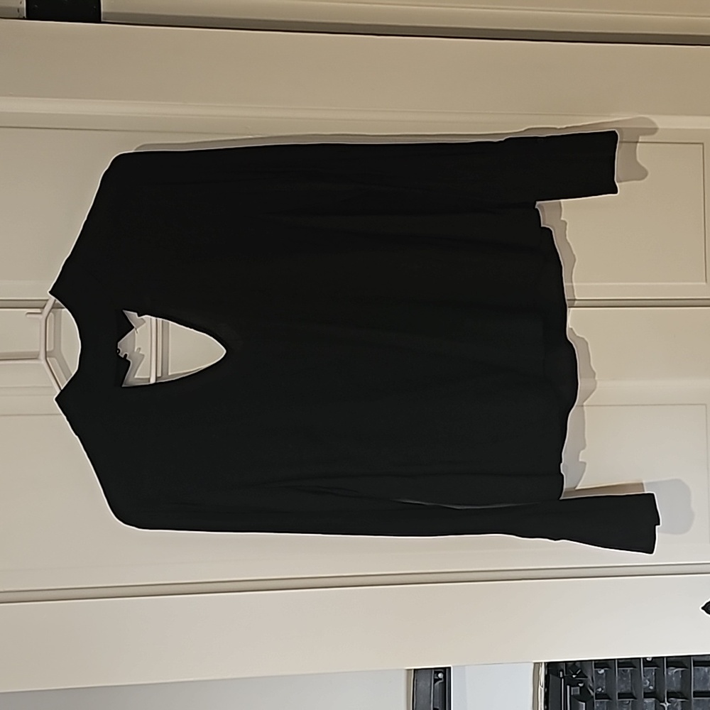 DIVIDED H&M, Black blouse,  Size US 12
